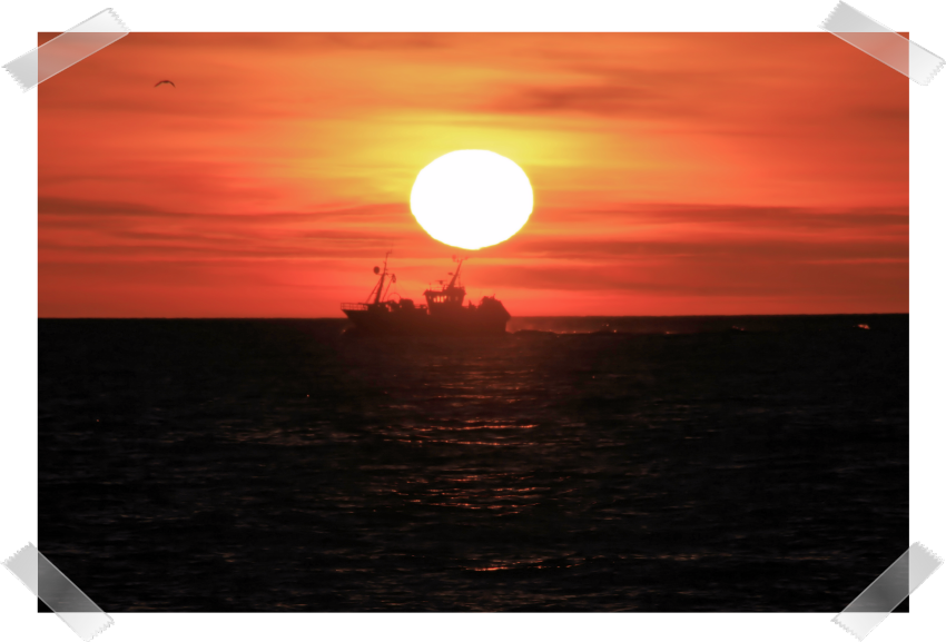 Sonnenuntergang an der Nordsee